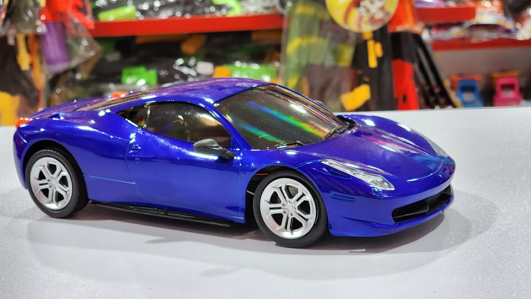 Premium Metallic Blue Sports Car
