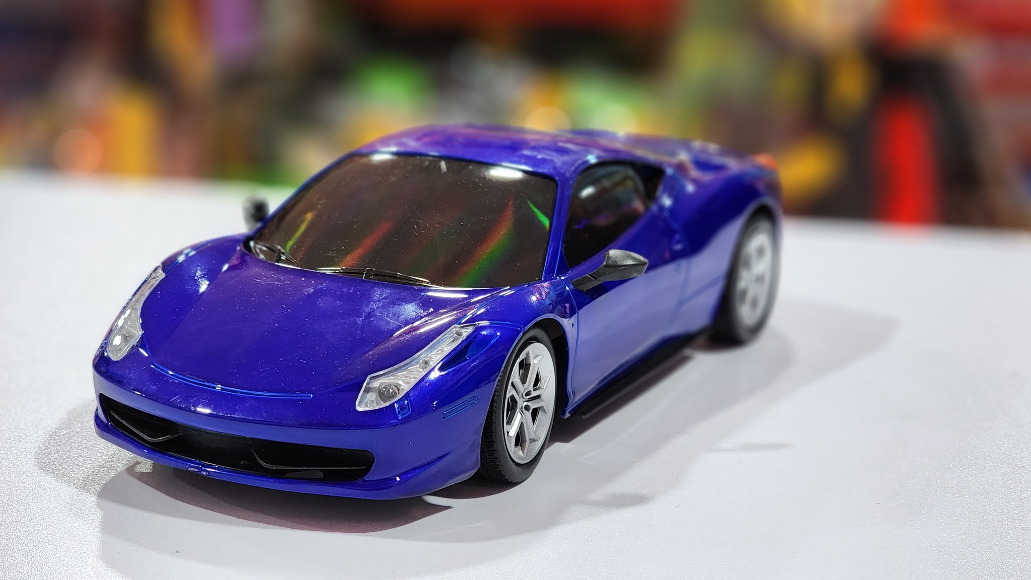 Premium Metallic Blue Sports Car