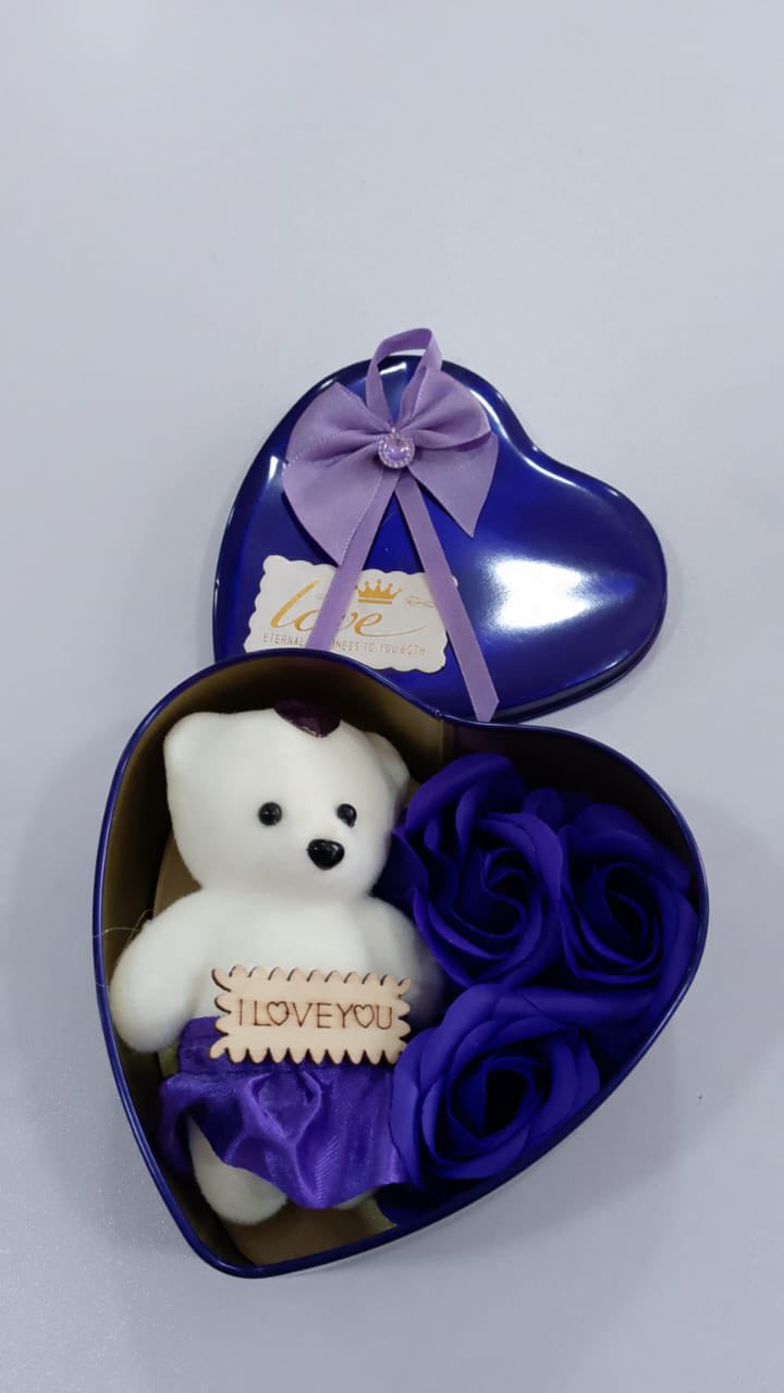 Gift – Blue Floral & Teddy 